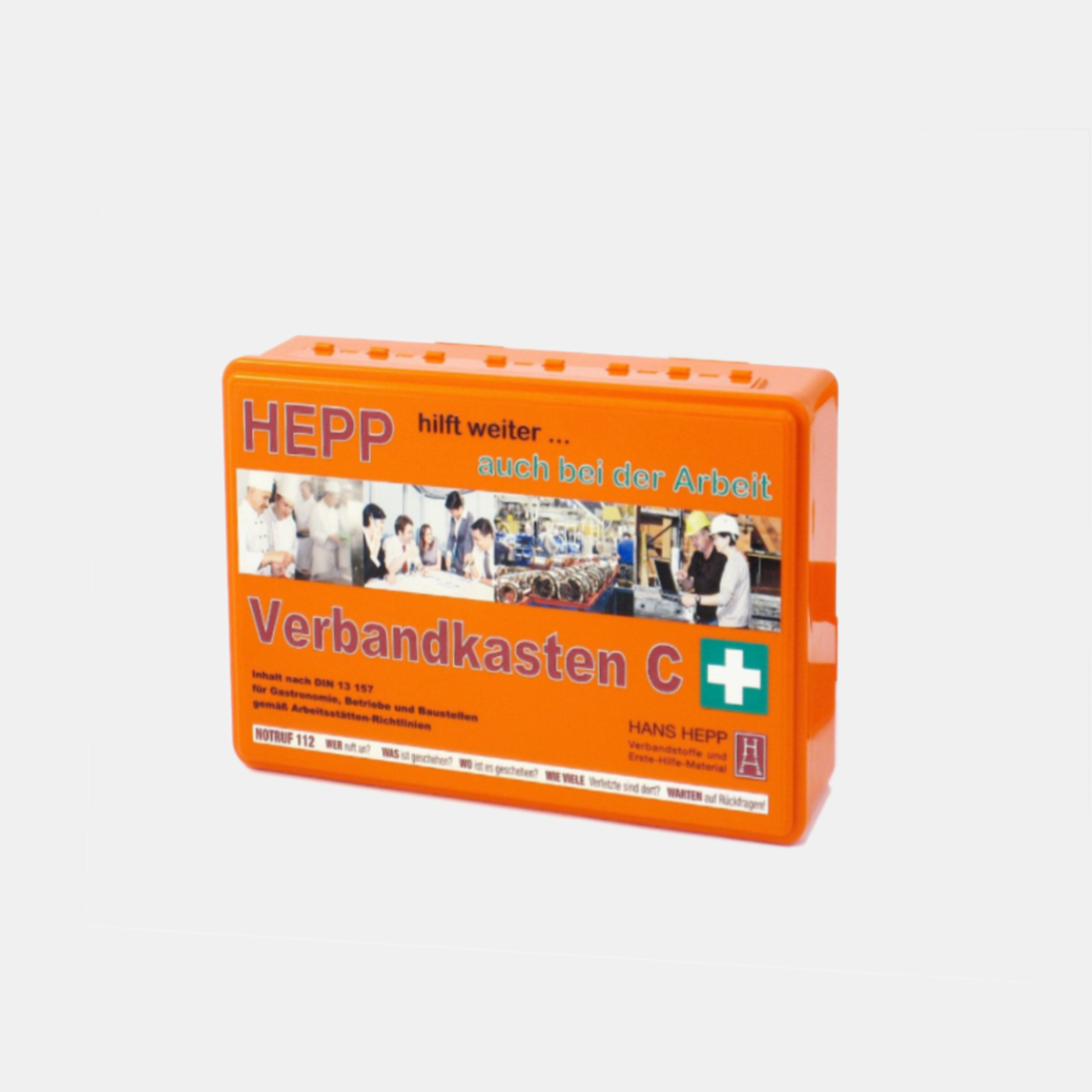 First aid box business DIN 13157-C digital print, several colours